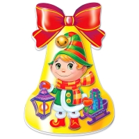 Набор для изготовления открытки &laquo;Новогодний колокольчик. Гномик&raquo;