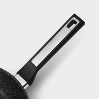 Сковорода Magistro Warrior, d=24 см, h=6,3 см, антипригарное покрытие, индукция, цвет чёрный