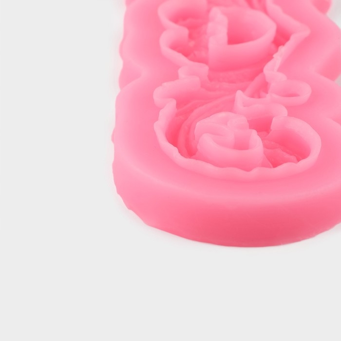 Молд «Узор», силикон, 18×6 см, цвет МИКС Молд «Узор», силикон, 18×6 см, цвет МИКС