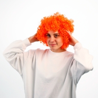 Карнавальный парик &laquo;Объём&raquo;, цвет оранжевый, 120 г