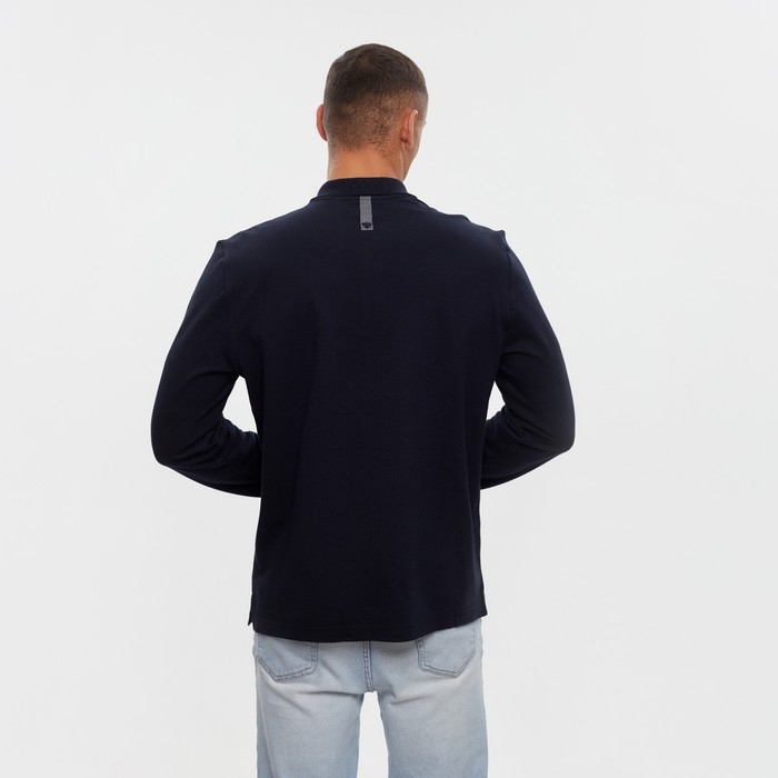 Поло с длинным рукавом President, размер L, цвет чёрный