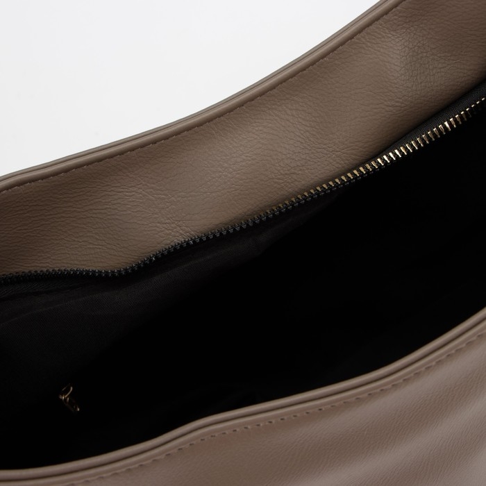 Сумка-хобо, отдел на молнии, цвет пудра Сумка-хобо, отдел на молнии, цвет пудра