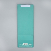 Пакет подарочный под бутылку, упаковка, &laquo;Тиффани&raquo;, 13 x 35 x 10 см