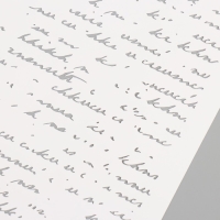 Трафарет пластиковый "Рукопись", 16х24 см