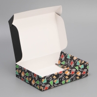 Коробка подарочная новогодняя складная &laquo;Очешуеть&raquo;, 21 х 15 х 5 см, Новый год