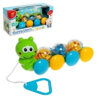 Каталка на веревке &laquo;Весёлый червячок&raquo;