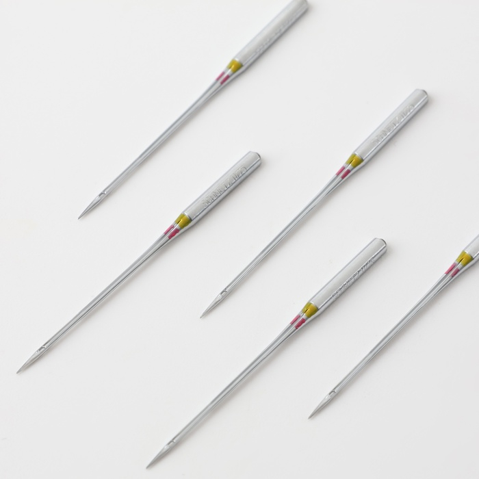 Иглы для бытовых швейных машин, для стрейч-ткани, №75, 5 шт