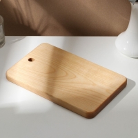 Доска разделочная c отверстием Adelica, 24×15×1,8 см, покрыта маслом, цельная берёза Доска разделочная c отверстием Adelica, 24×15×1,8 см, покрыта маслом, цельная берёза