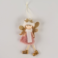 Новый год! Ёлочное украшение кукла «Фея», в шапке с шарфом Новый год! Ёлочное украшение кукла «Фея», в шапке с шарфом
