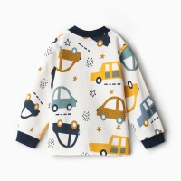Кофточка детская, цвет белый/машинки, рост 62 см Кофточка детская, цвет белый/машинки, рост 62 см