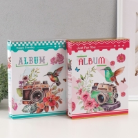 Фотоальбом на 100 фото 10х15 см "Камера и колибри" серебро, в коробке МИКС 5,5х20.8х26 см Фотоальбом на 100 фото 10х15 см "Камера и колибри" серебро, в коробке МИКС 5,5х20.8х26 см