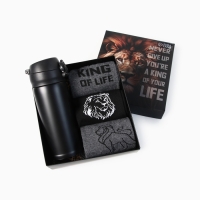 Подарочный набор термос и носки 3 пары KAFTAN King, р. 41-44 (27-29 см) Подарочный набор термос и носки 3 пары KAFTAN King, р. 41-44 (27-29 см)