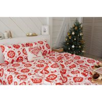 Постельное белье LoveLife евро "New Year's gifts" 200*217см,240*225см,50*70см-2шт