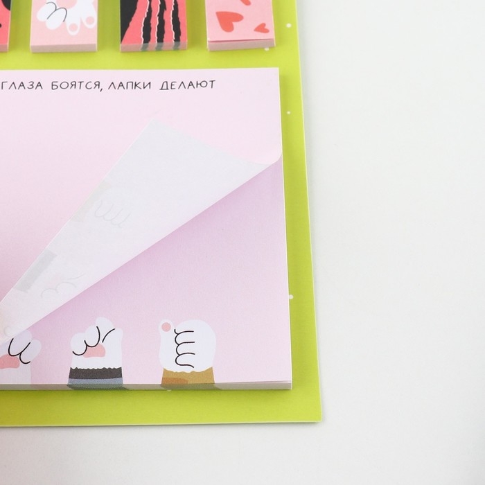 Книжка стикеров &laquo;Коты&raquo;, 5 блоков, 30 листов