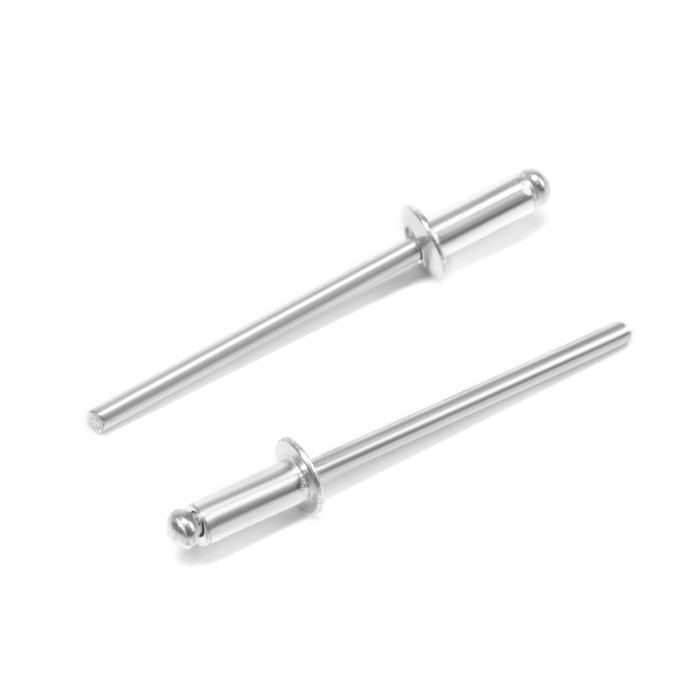 Заклёпки ТУНДРА krep, вытяжные, алюминий-сталь, 3,2х8 мм, неокрашенные, 1000 шт