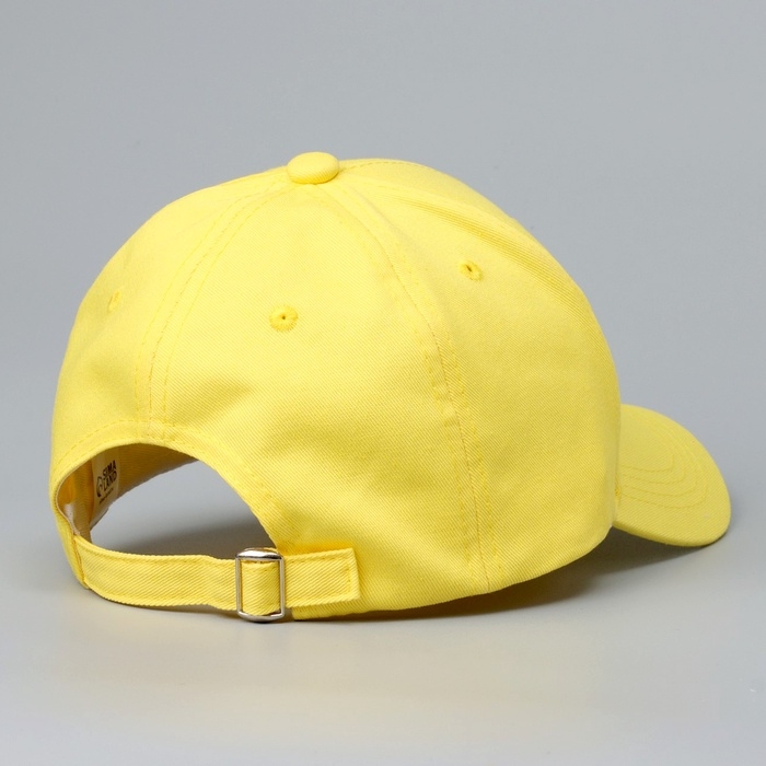 Кепка детская для мальчика Simply nice, цвет жёлтый, р-р 52-54, 5-7 лет