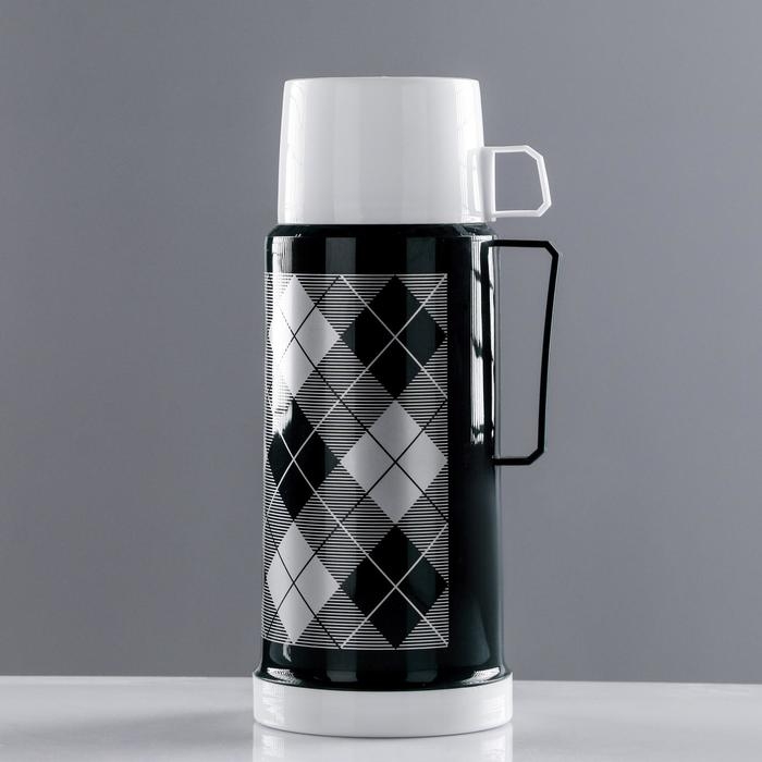 Термос 1 л, со стеклянной колбой, сохраняет тепло 8 ч, 12 х 28 см, микс Термос 1 л, со стеклянной колбой, сохраняет тепло 8 ч, 12 х 28 см, микс