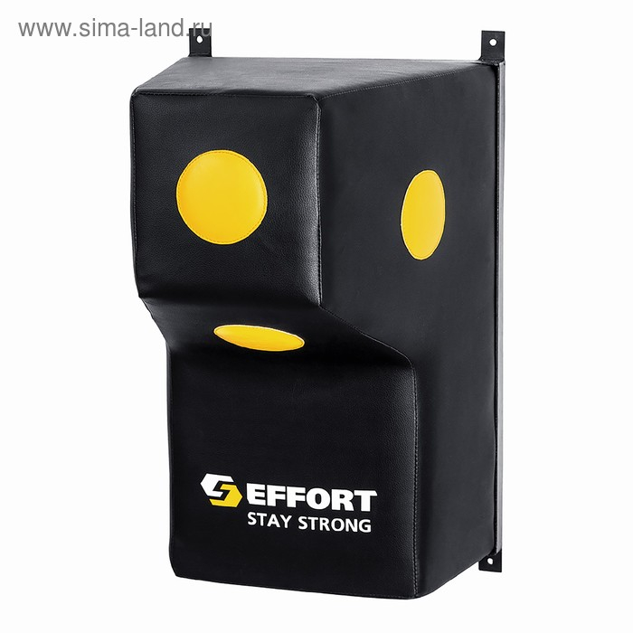 Подушка боксёрская настенная EFFORT, Г-образная, с мишенями, 60х40х40 см Подушка боксёрская настенная EFFORT, Г-образная, с мишенями, 60х40х40 см
