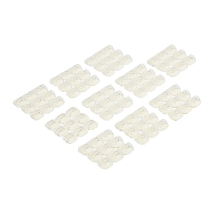 Держатель самоклеящийся для проводов и гирлянд ТУНДРА krep, 15х15 мм, 90 шт. Держатель самоклеящийся для проводов и гирлянд ТУНДРА krep, 15х15 мм, 90 шт.