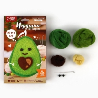 Игрушка из шерсти &laquo;Милое авокадо&raquo;