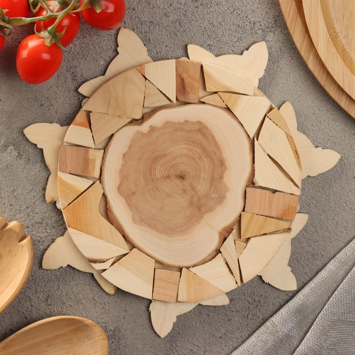 Подставка под горячее Подставка под горячее "Чихуахуа", D=20, можжевельник