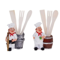 Подставка для кухонных принадлежностей &laquo;Повар с бочкой&raquo;, цвет МИКС