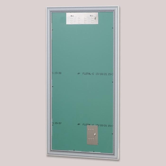 Зеркало &laquo;Милана&raquo;, настенное, белый багет, 60&times;120 см,рама пластик, 51 мм