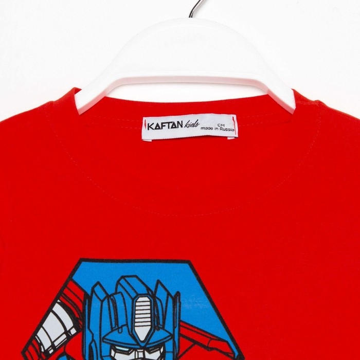 Пижама детская для мальчика Трансформеры, рост 110-116