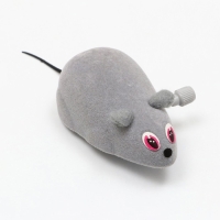 Мышь заводная, 7 см, фасовка 25 шт, микс цветов Мышь заводная, 7 см, фасовка 25 шт, микс цветов