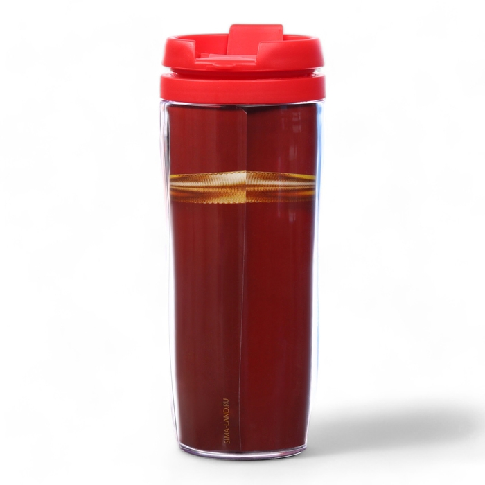 Новый год. Термостакан со вставкой новогодний &laquo;Счастья в Новом году!&raquo;, 350 мл