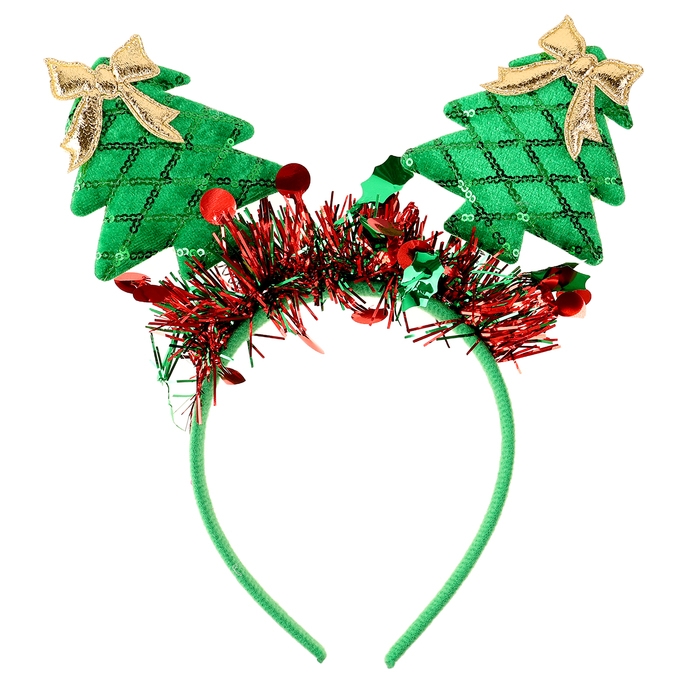 Новый год! Карнавальный ободок &laquo;Ёлки&raquo;, цвет МИКС
