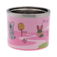 Ланч-бокс "В мире зверей", 630 мл, сохраняет тепло 3 ч, 11 х 15 см, розовый Ланч-бокс "В мире зверей", 630 мл, сохраняет тепло 3 ч, 11 х 15 см, розовый