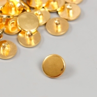 Пуговицы пластик на полуножке "Золото" 1,5 см набор 30 шт Пуговицы пластик на полуножке "Золото" 1,5 см набор 30 шт