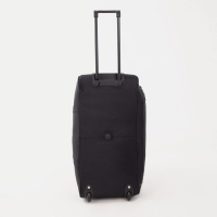 Сумка дорожная на колёсах, отдел на молнии, 3 наружных кармана, цвет чёрный Сумка дорожная на колёсах, отдел на молнии, 3 наружных кармана, цвет чёрный