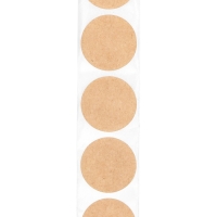 Наклейки крафт, в рулоне, 2 х 2 см, 300 шт Наклейки крафт, в рулоне, 2 х 2 см, 300 шт