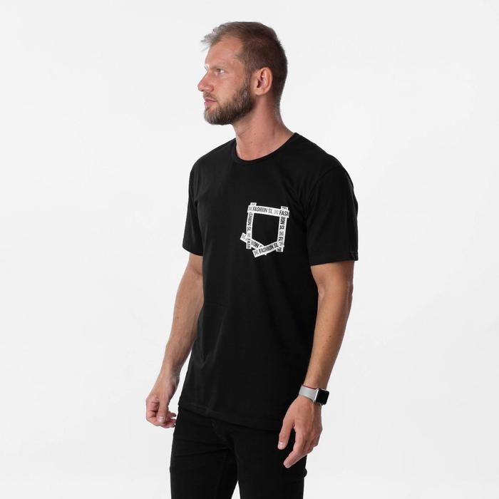 Футболка SL Fashion, 46, чёрный Футболка SL Fashion, 46, чёрный