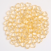 Сердечки пластиковые декоративные, набор 100 шт., размер 1 шт. — 2 × 2 см, цвет золотой Сердечки пластиковые декоративные, набор 100 шт., размер 1 шт. — 2 × 2 см, цвет золотой