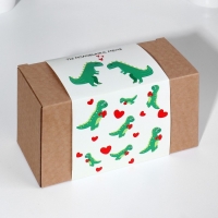 Набор парных кружек сублимация "Динозавры", с нанесением