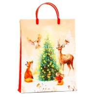 Пакет подарочный мягкий пластик "Лес" 140 мкм Сумка 40 х 30 х 9 см Пакет подарочный мягкий пластик "Лес" 140 мкм Сумка 40 х 30 х 9 см