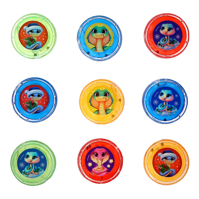 Йо-йо «Играй в Новый год», змейки, в шоубоксе Йо-йо «Играй в Новый год», змейки, в шоубоксе