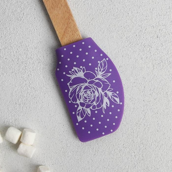 Лопатка силиконовая &laquo;Любимой бабушке&raquo; на формовой подложке, 16.2 х 38.4 см