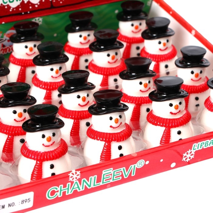 Новый год. Блеск для губ Новый год. Блеск для губ "Праздничный снеговик"