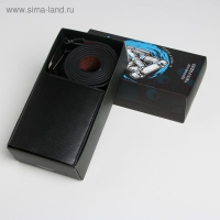 Набор &laquo;Первому во всем&raquo;, кошелек и ремень (122х3,7 см)