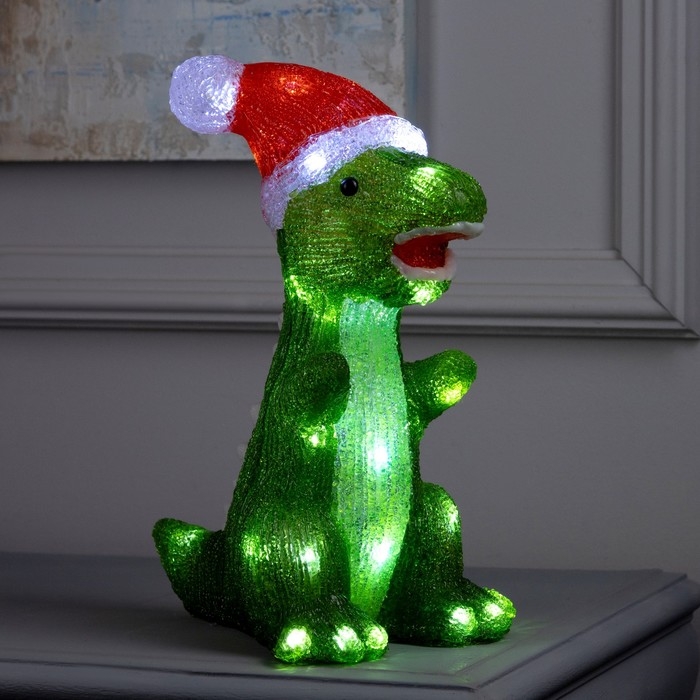 Фигура акриловая &laquo;Динозавр&raquo; 30 см, 40 LED, 220 В, свечение белое
