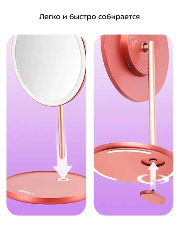 Косметическое зеркало с подсветкой КТ-4123 - 5 Вт Косметическое зеркало с подсветкой КТ-4123 - 5 Вт