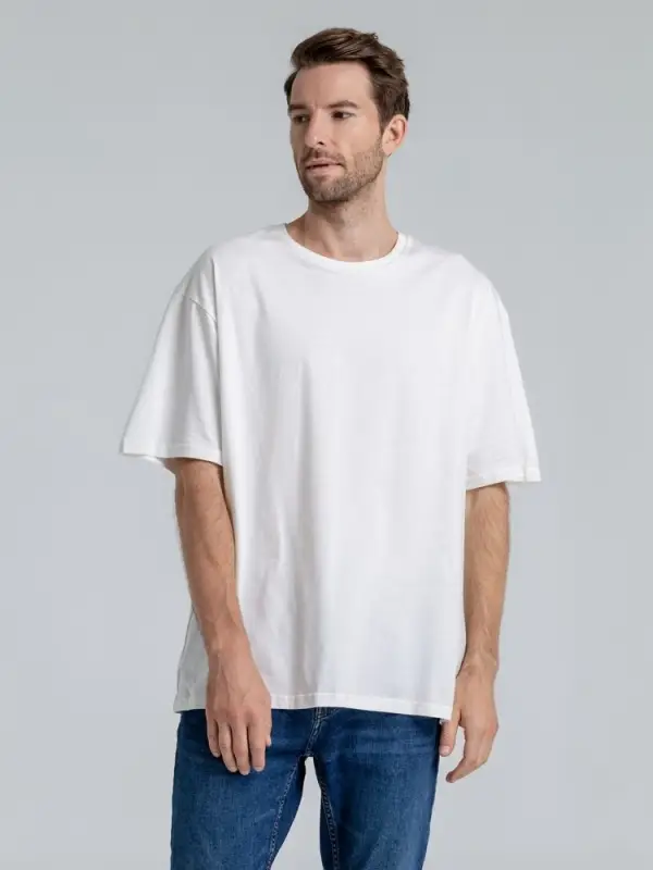 Футболка оверсайз &laquo;Чистая соль&raquo;, молочно-белая, размер XS/S (44-46)