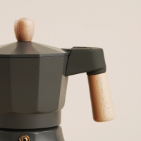 Кофеварка гейзерная SL Home &laquo;Ферамо&raquo;, 150 мл, 11&times;15,5&times;12 см, цвет оливковый