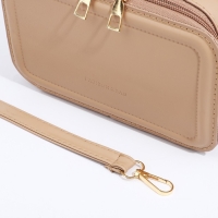 Сумка кросс-боди на молнии, цвет бежевый Сумка кросс-боди на молнии, цвет бежевый