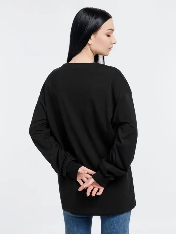 Футболка оверсайз унисекс Сity Sapiens, черная, размер XL