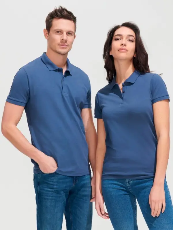 Рубашка поло женская Perfect Women 180 темно-синяя, размер S